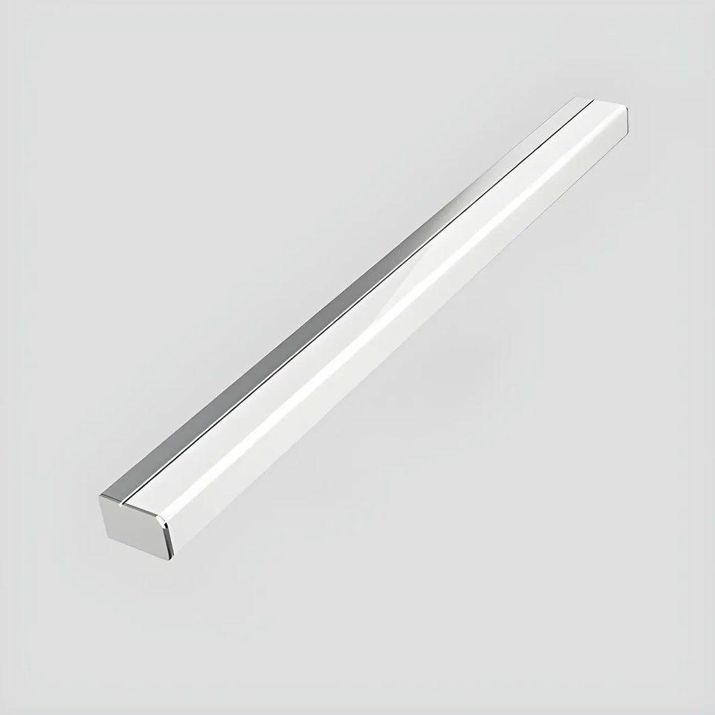 Applique murale LED blanche linéaire moderne à intensité variable pour salle de bain