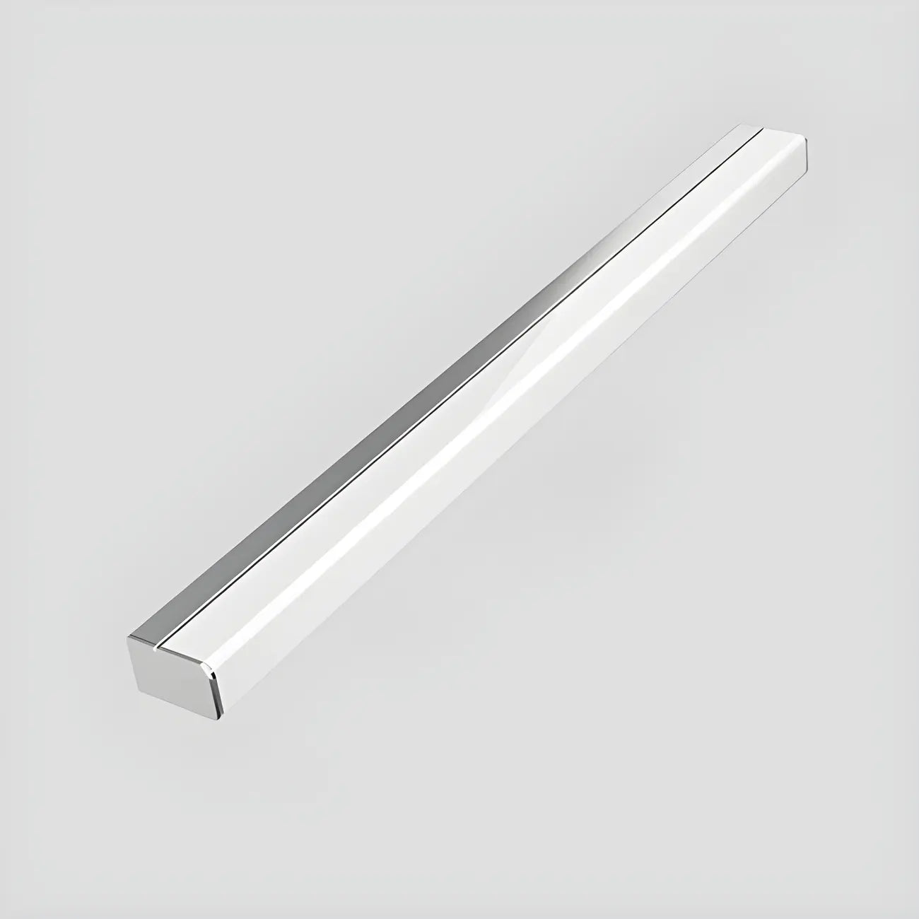 Applique murale LED blanche linéaire moderne à intensité variable pour salle de bain