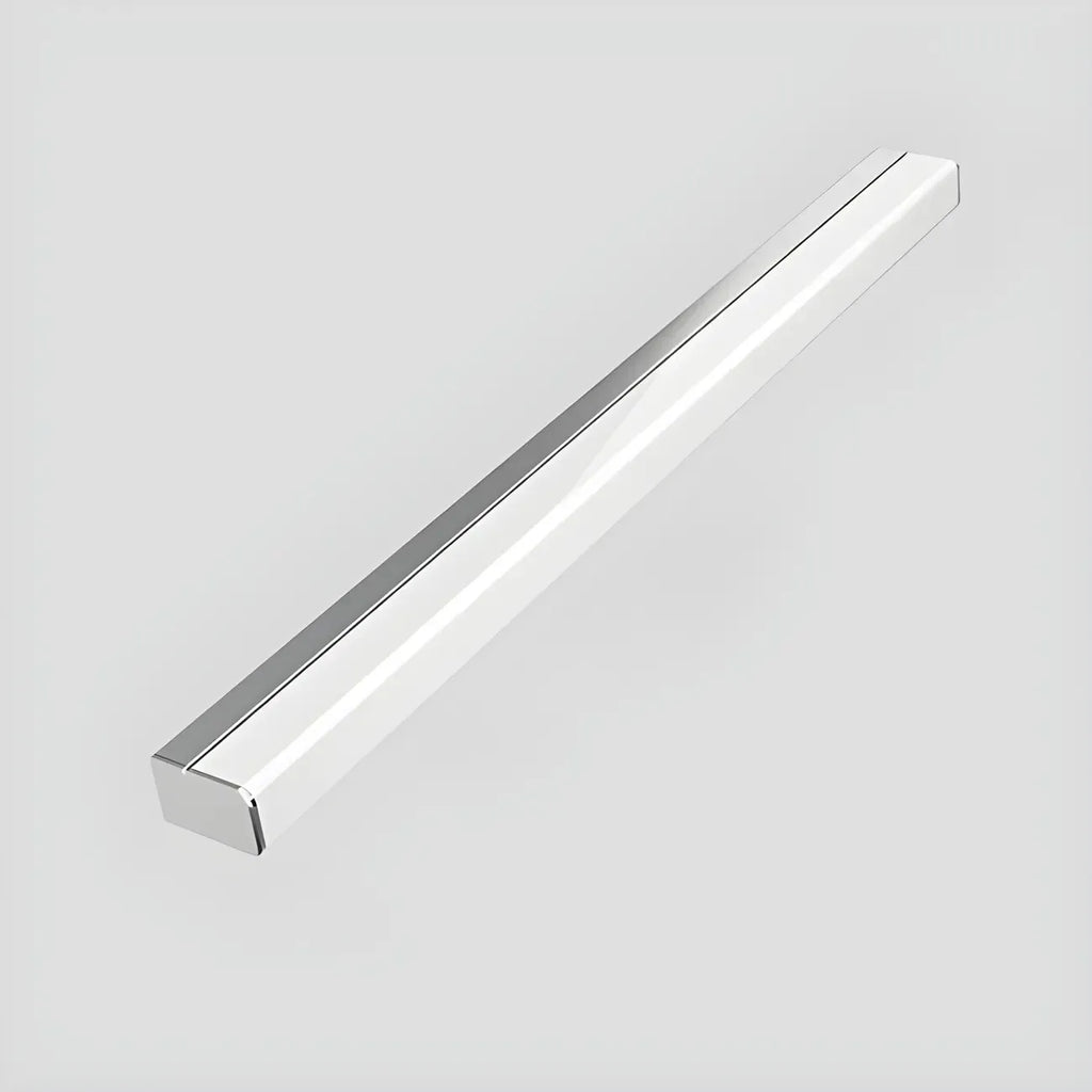 Applique murale LED blanche linéaire moderne à intensité variable pour salle de bain
