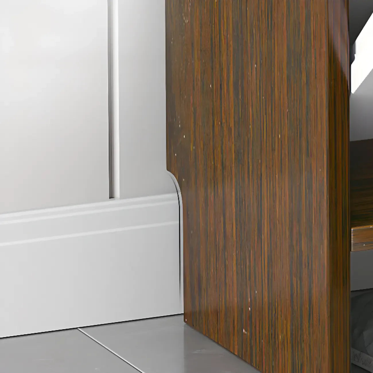 Meuble à chaussures en bois pour couloir avec portes rabattables