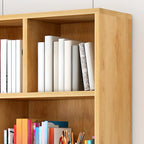 Bibliothèque en bois robuste à 5 niveaux avec armoire pour la maison