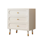 Commode traditionnelle en bois massif à 5 niveaux pour chambre à coucher