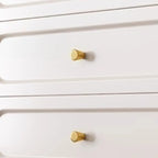 Commode traditionnelle en bois massif à 5 niveaux pour chambre à coucher