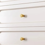 Commode traditionnelle en bois massif à 5 niveaux pour chambre à coucher
