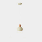 Suspension moderne à 3 lumières en verre blanc perlé