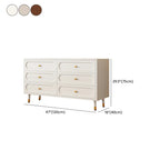 Commode traditionnelle en bois massif à 5 niveaux pour chambre à coucher