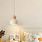 Suspension moderne à 3 lumières en verre blanc perlé