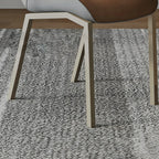 Chaise de salle à manger rembourrée en similicuir camel avec pieds en métal