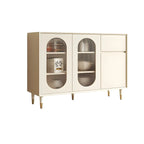 Madia in legno 16W Glam con ante e ripiani in vetro
