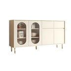 Madia in legno 16W Glam con ante e ripiani in vetro