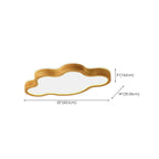 Plafonnier élégant en forme d'étoile avec finition naturelle pour chambre à coucher