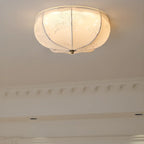 Plafonnier élégant en tissu en forme de tambour pour intérieur de maison