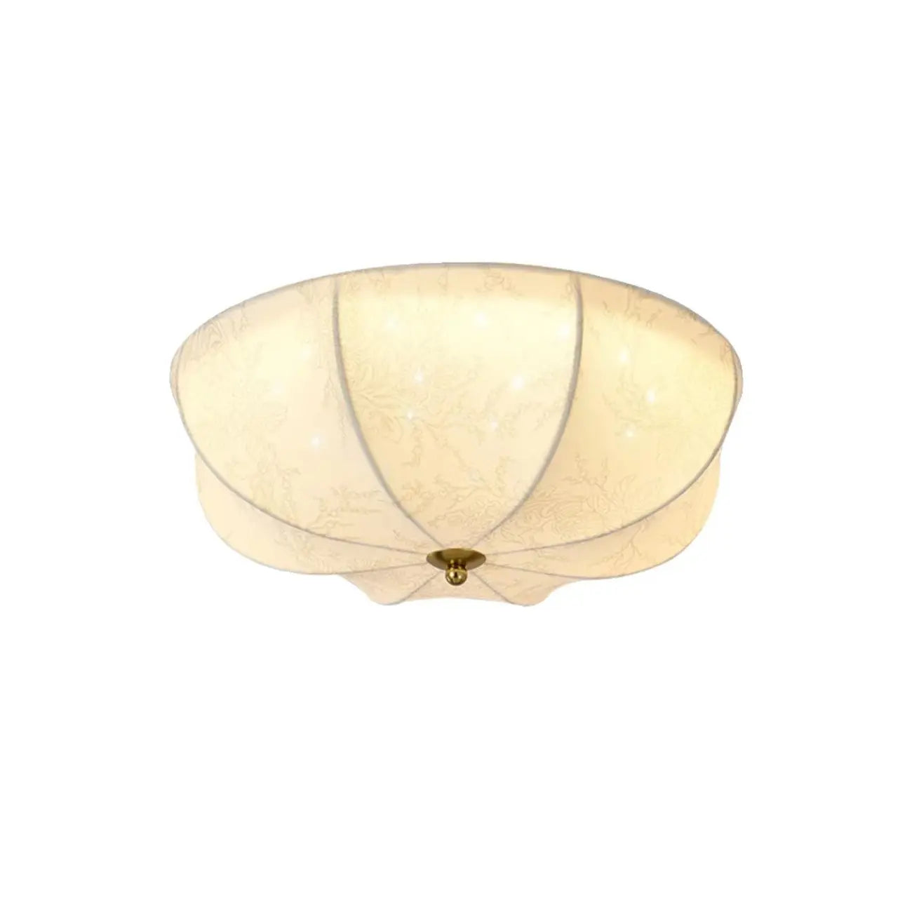 Plafonnier élégant en tissu en forme de tambour pour intérieur de maison