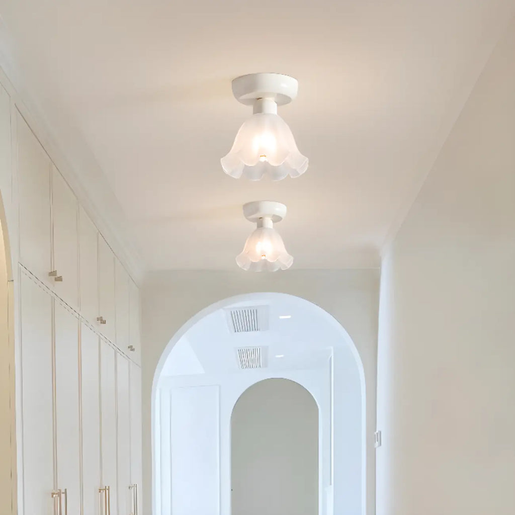 Plafoniera semi-incasso moderna da 13-23 cm per soggiorno