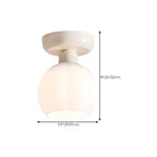 Plafoniera semi-incasso moderna da 13-23 cm per soggiorno