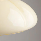 Plafoniera semi-incasso a LED a cupola in vetro per soggiorno