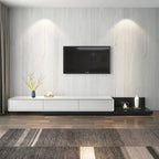 Étagère latérale en bois noir pour salon, meuble TV rectangulaire