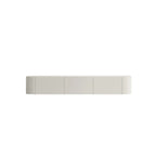 Meuble TV suspendu minimaliste en bois blanc