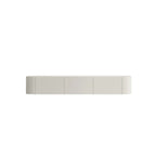Meuble TV suspendu minimaliste en bois blanc