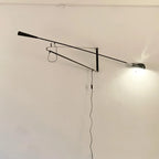 Applique murale industrielle à bras articulé pour chambre à coucher