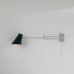 Applique murale minimaliste à bras articulé et chaînette pour la décoration de chambre