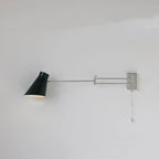 Applique murale minimaliste à bras articulé et chaînette pour la décoration de chambre