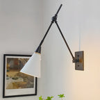 Lampada da parete regolabile da 26'' con braccio orientabile per lettura a bordo letto