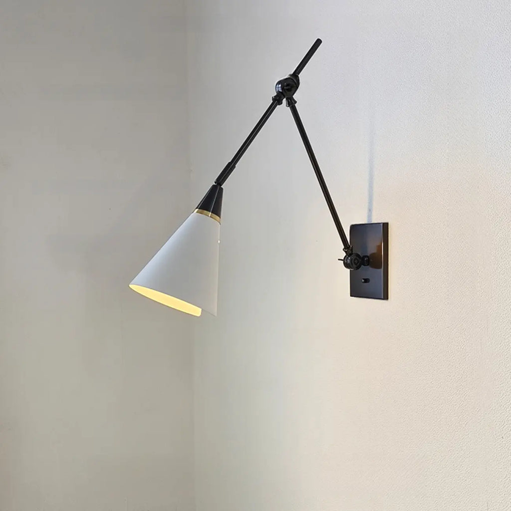 Lampada da parete regolabile da 26'' con braccio orientabile per lettura a bordo letto