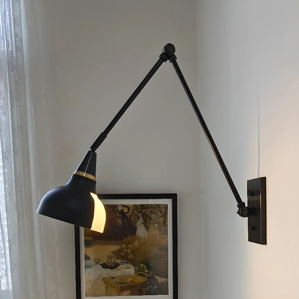 Lampada da parete regolabile da 26'' con braccio orientabile per lettura a bordo letto