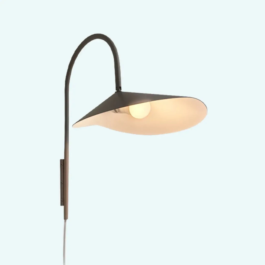 Applique murale à bras articulé de 15 à 19 pouces pour chambre minimaliste