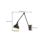 Lampada da parete regolabile da 26'' con braccio orientabile per lettura a bordo letto