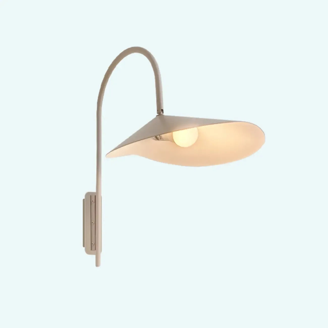 Applique murale à bras articulé de 15 à 19 pouces pour chambre minimaliste