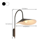 Applique murale à bras articulé de 15 à 19 pouces pour chambre minimaliste