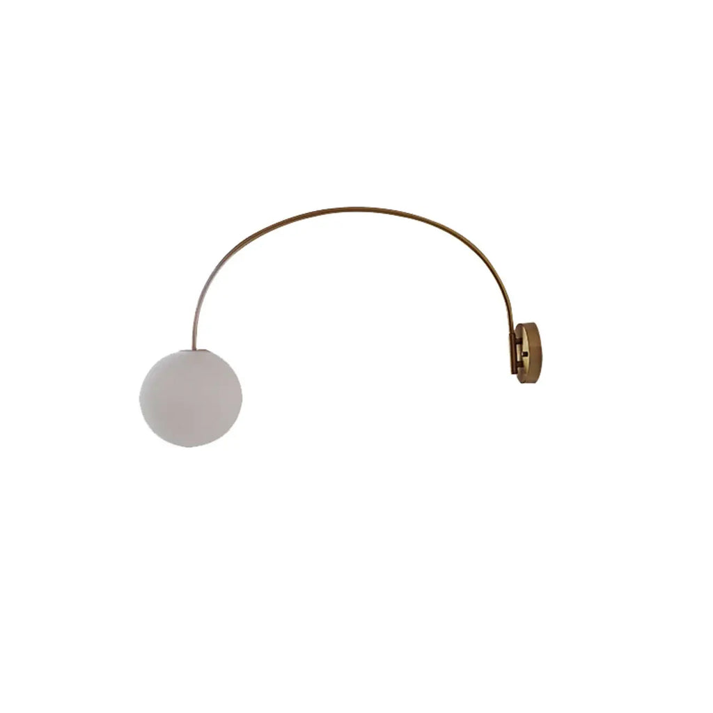 Applique murale moderne de grande taille en forme de bol doré pour intérieur