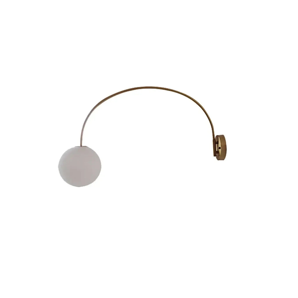 Applique murale moderne de grande taille en forme de bol doré pour intérieur
