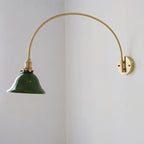 Applique murale moderne de grande taille en forme de bol doré pour intérieur