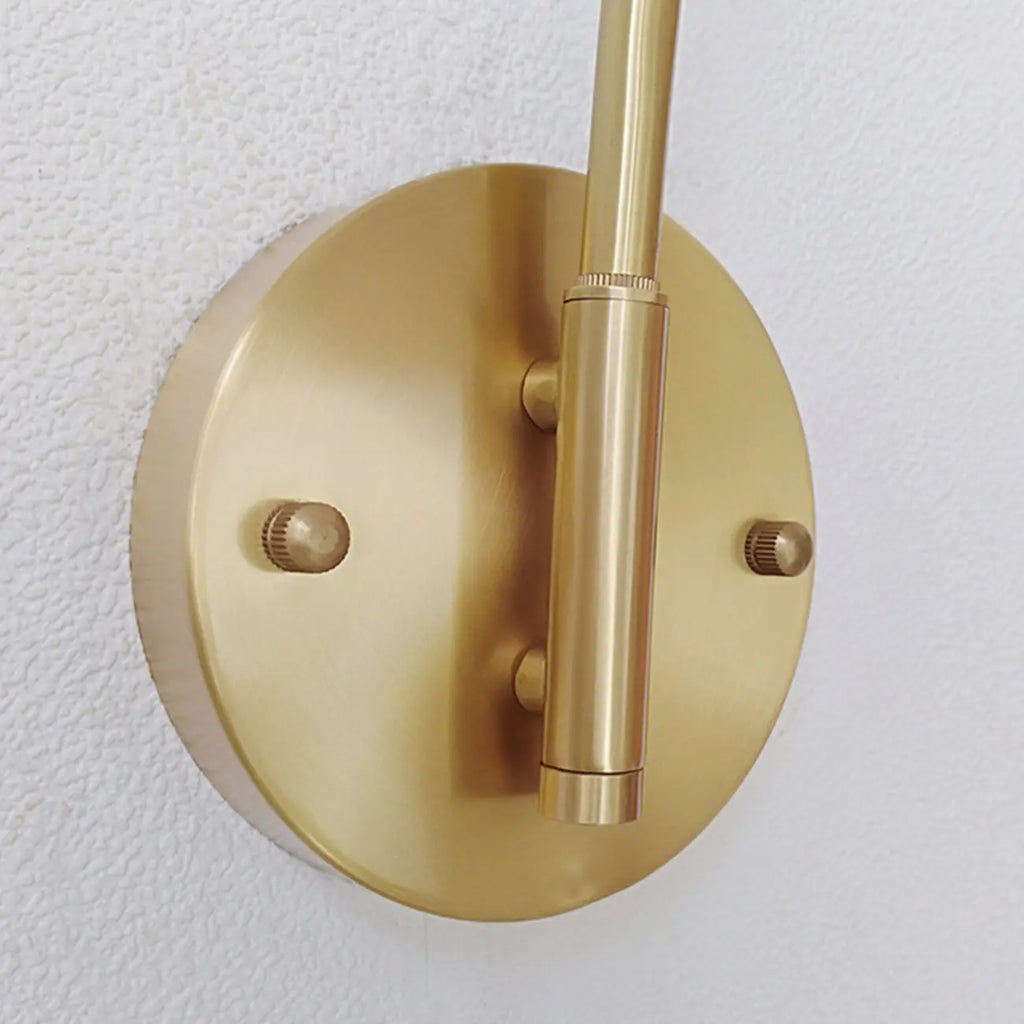 Applique murale moderne de grande taille en forme de bol doré pour intérieur