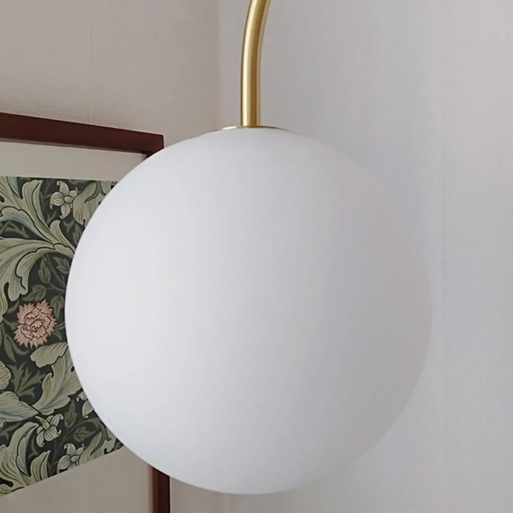 Applique murale moderne de grande taille en forme de bol doré pour intérieur