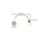 Applique murale moderne de grande taille en forme de bol doré pour intérieur