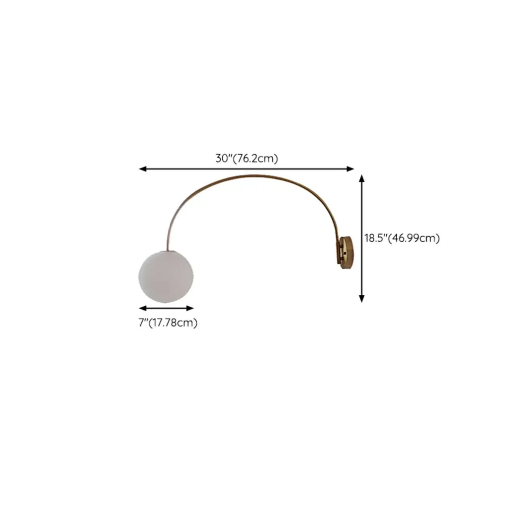Applique murale moderne de grande taille en forme de bol doré pour intérieur