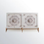 Meuble d'appoint rustique autoportant pour la décoration du salon