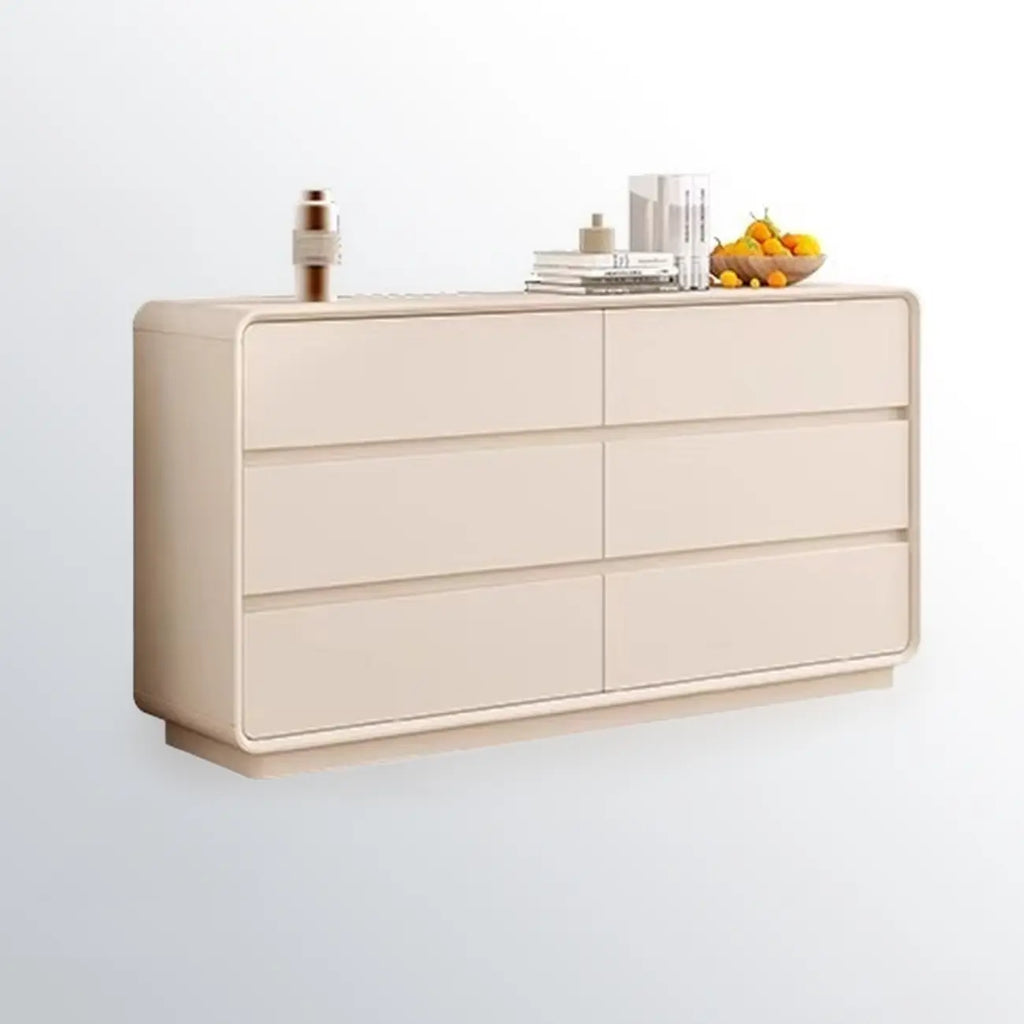 Commode d'appoint minimaliste pour usage intérieur avec plusieurs tiroirs