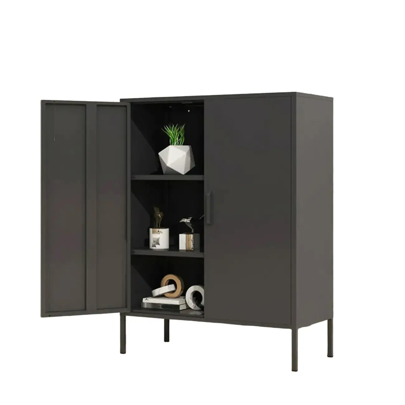 Meuble de rangement moderne autoportant, idéal pour le salon