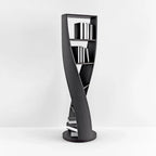 Bibliothèque verticale contemporaine en bois à 5 niveaux en forme de sablier