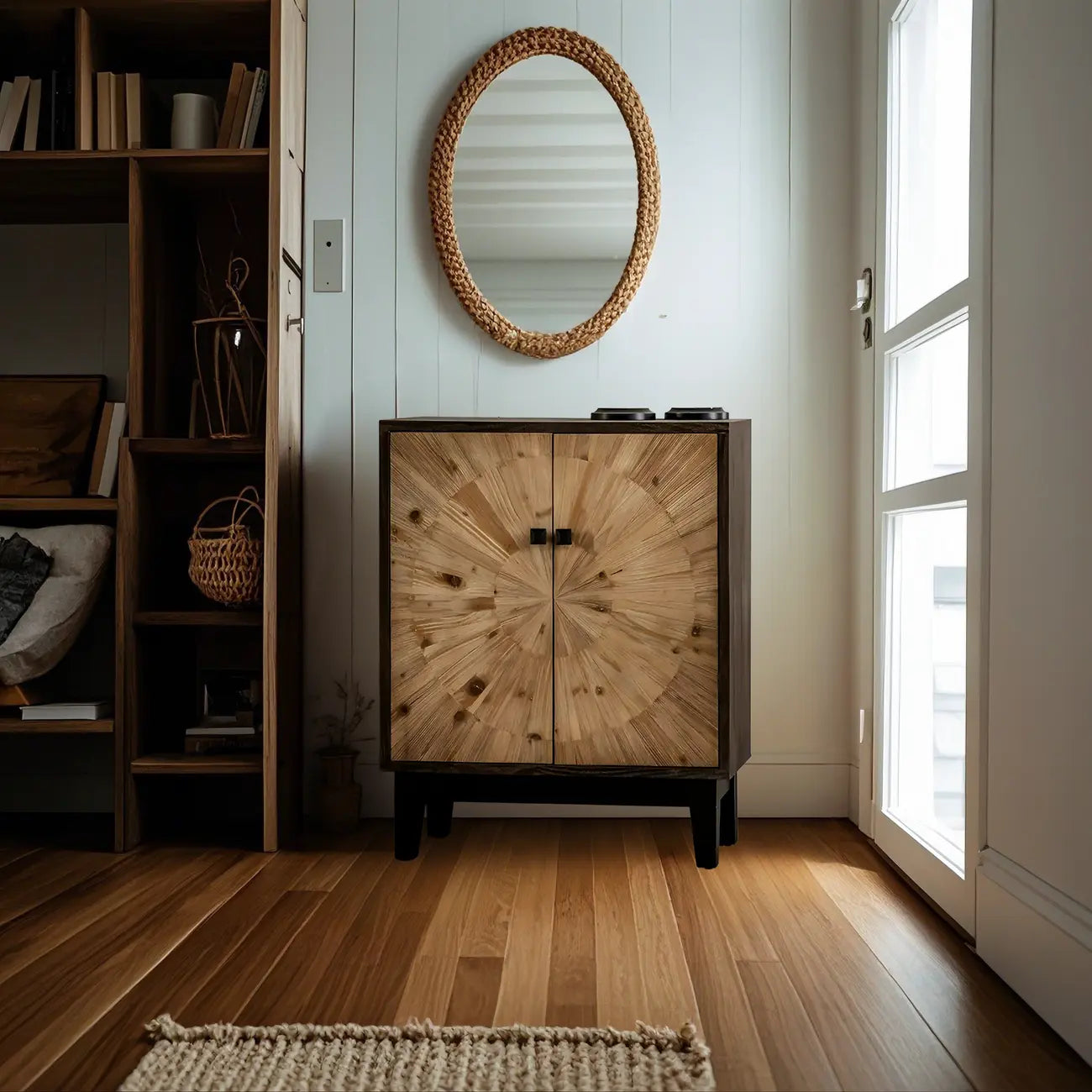 Charmante commode en bois, finition naturelle