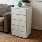 Commodes classiques en bois beige avec tiroirs à fermeture amortie