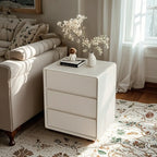 Commodes classiques en bois beige avec tiroirs à fermeture amortie