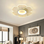 Plafonnier LED encastré à motif floral pour usage résidentiel