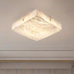 Plafonnier carré encastré à intensité variable pour chambre à coucher