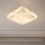 Plafonnier carré encastré à intensité variable pour chambre à coucher